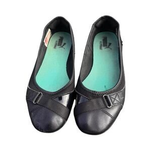 Black Puma Flats Sz 8